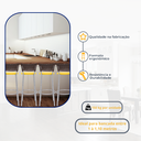 Ver imagem 3 de Kit 4 Bancos Alto Tamborete para Balcão Junco Argila Àrea de Lazer Ilha Bancada bar churrasqueira