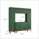 Ver imagem 2 de Cozinha Modulada 4 peças - Verde