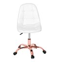 Ver imagem 2 de Cadeira Office Eiffel - Botonê | Branca - Rose Gold