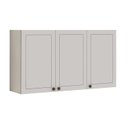 Ver imagem 2 de Armário Aéreo 120 cm 3 Portas Americano Provençal Branco