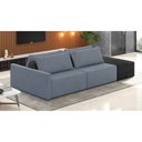 Ver imagem 2 de Sofá Ilha 2 Lugares Living 232cm Modulado para Sala Lary Linho Azul/pu Pto K01 - D'Rossi