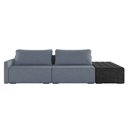 Ver imagem 6 de Sofá Ilha 2 Lugares Living 232cm Modulado para Sala Lary Linho Azul/pu Pto K01 - D'Rossi
