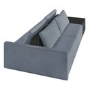 Ver imagem 7 de Sofá Ilha 2 Lugares Living 232cm Modulado para Sala Lary Linho Azul/pu Pto K01 - D'Rossi