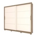 Ver imagem 6 de Guarda-roupa 270cm Casal 2 Portas de Correr 4 Gavetas Palace Henn - Rústico/off white