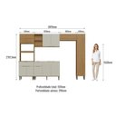 Ver imagem 4 de Cozinha Modulada 5 Peças com Paneleiro Florença