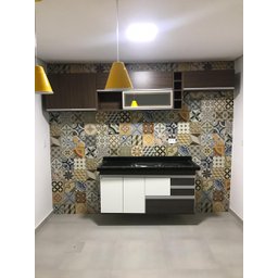 - Gabinete para Pia de Cozinha 1,50m Donatello Preto e Branco Fosco 100% Mdf 15mm Rino Móveis - 1
