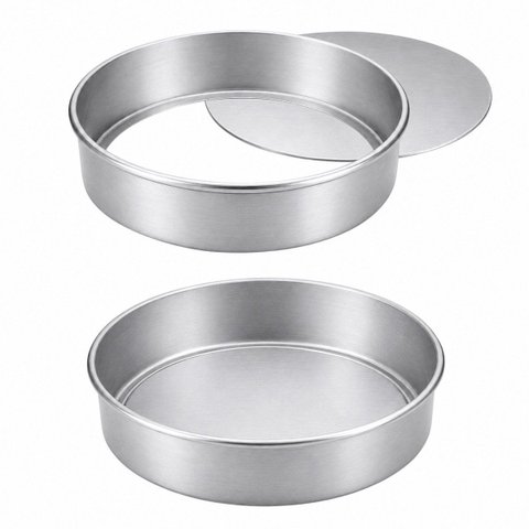 5 Formas para Assar Tortas em Alumínio 9,5x2,5cm Base Removível