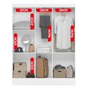Ver imagem 5 de Guarda-Roupa 5P Ártico MDP Branco