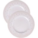 Ver imagem 1 de Kit Jogo Pratos Rasos Jantar 12pessoas 12pçs Natal Noel 28cm