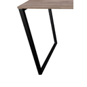 Ver mais imagens de Par Pé de Mesa Industrial Metalon Preto Forte 74x59cm