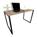 Ver imagem 6 de Par Pé de Mesa Industrial Metalon Preto Forte 74x59cm