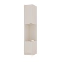 Ver imagem 2 de Mesa de Cabeceira Modular Esquerda 2 Portas 1 Gaveta Hera CabeCasa MadeiraOriginals Off White/Cream