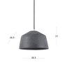Pendente Concreto Hand Made Adely Lighting - 2