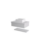 Ver imagem 1 de Conjunto Bancada C-cuba Q32 e Prateleira Metrópole 605 Perffect Acetinado Branco Chess