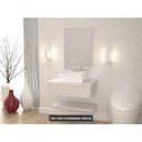 Ver imagem 5 de Conjunto Bancada C-cuba Q32 e Prateleira Metrópole 605 Perffect Acetinado Branco Chess