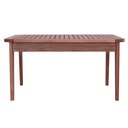 Ver imagem 2 de Conjunto de Duas Poltronas e Mesa de Centro Retangular para Jardim Varanda em Madeira Maciça