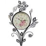 Relogio de Parede Retro Vintage para Decoracao Flor Grande - 1