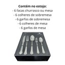 Ver imagem 4 de Faqueiro Inox Luxo Classique Hércules 30 Peças