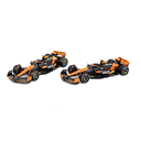 Ver imagem 1 de Pack Miniatura F1 Mclaren Mcl38 Norris Piastri 1:24 Bburago