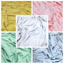 Ver mais imagens de Tecido Malha de Algodão Meia Malha Tubular 100% Algodão 1,00x1,20m:amarelo Claro