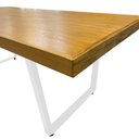 Ver imagem 4 de Mesa Industrial para Área Gourmet Madeira Maciça Lanna com Ferragem 1,30m Branco