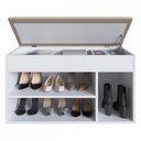 Ver imagem 3 de Sapateira Baú 3 Nichos Branco Sp080 – Completa Móveis