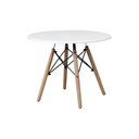 Ver imagem 7 de Conjunto Infantil Mesa Eames Branca 60cm com 2 Cadeiras Azul Claro