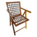 Ver imagem 3 de Cadeira em Madeira Cor Mel com Braço e Corda Náutica Cor Rami Preebel