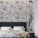 Ver imagem 1 de Papel de Parede Adesivo Zara Cimento com Preto - 3,3m