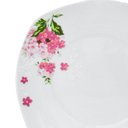 Ver imagem 5 de Prato de Porcelana Sobremesa Flores - Brilho de Diamante 19cm 1 Peça