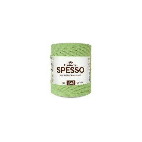 Barbante Spesso Euroroma 24 Fios 1kg Original - Verde Limão