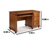 Escrivaninha de Madeira Linz 80 X 132 X 50 Cm (a X L X P) - 5