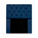 Ver imagem 1 de Cabeceira Mirage para Cama Box Solteiro 90cm com Capitonê Suede - Renascer Decor:azul Marinho