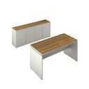 Ver imagem 2 de Conjunto de Escritório Office 2 Peças Mesa e Balcão Hera - Via Nossa - Fendi e Freijó