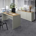 Ver imagem 1 de Conjunto de Escritório Office 2 Peças Mesa e Balcão Hera - Via Nossa - Fendi e Freijó