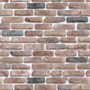 Ver imagem 3 de Papel de Parede Adesivo Tijolinho Rústico Marrom e Preto 5m