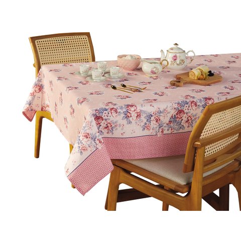 Toalha de Mesa Retangular Lepper 6 Lugares Pop 1,40m x 2,10m Jéssica