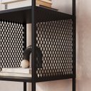 Ver imagem 6 de Rack 180 Cm 2 Pt Estante Prateleira Industrial 27x23 Preto Pp