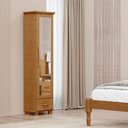 Ver imagem 1 de Sapateira com Espelho Linha Ouro Madeira Maciça 2255fn Freijó Finestra