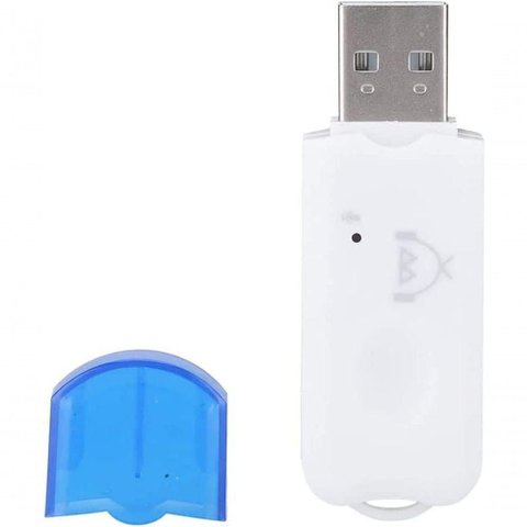 Pendrive Adaptador Receptor Via Bluetooth 2.1 Áudio Edr Usb - Branco /az