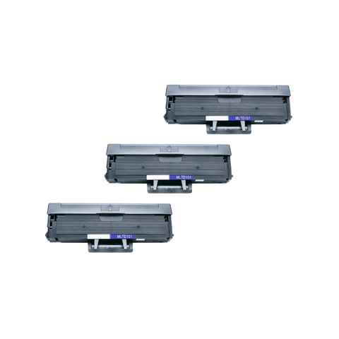Kit 3 Toner Preto Compatível com Samsung D101 D101s para Ml-2160 2160w Ml-2162 2162w Scx-3400fw 3405