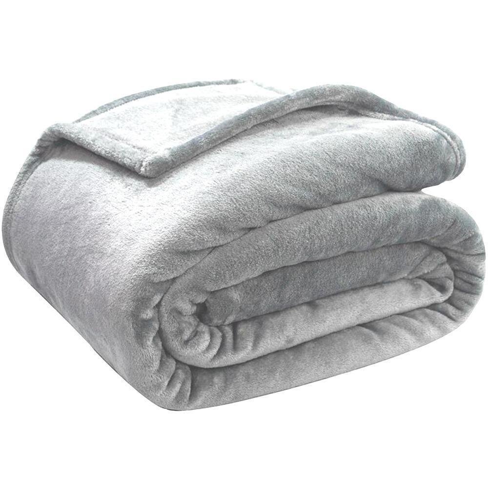 Cobertor Velour King 300g Neoclássico Camesa Cinza Limestone