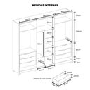 Ver imagem 4 de Guarda Roupa Casal 6 Portas New Guarapari