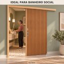 Ver imagem 7 de Kit Porta de Correr Lisa p/ Verniz Vanin 210x100cm Completa