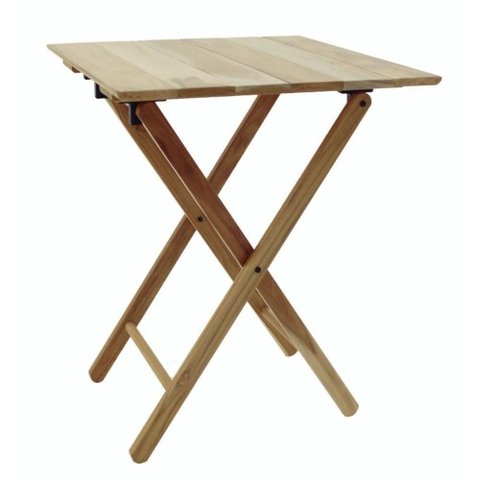 Mesa Dobrável Beer 4 Lugares Quadrada Madeira Teca 60cm Tramontina