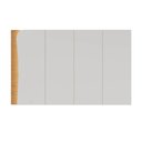 Ver imagem 5 de Painel para TV até 65 Polegadas com LED 216,8cm Multimóveis Crcol-PTV031 Off White/Madeirado