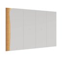 Ver imagem 7 de Painel para TV até 65 Polegadas com LED 216,8cm Multimóveis Crcol-PTV031 Off White/Madeirado