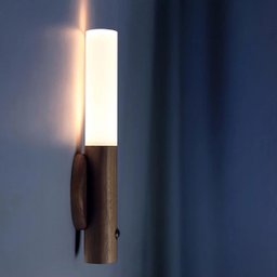 Luminaria Bastao Led Bateria Recarregavel Usb Inteligente Base Magnetica Luz Noturna Sensor Presença - 4