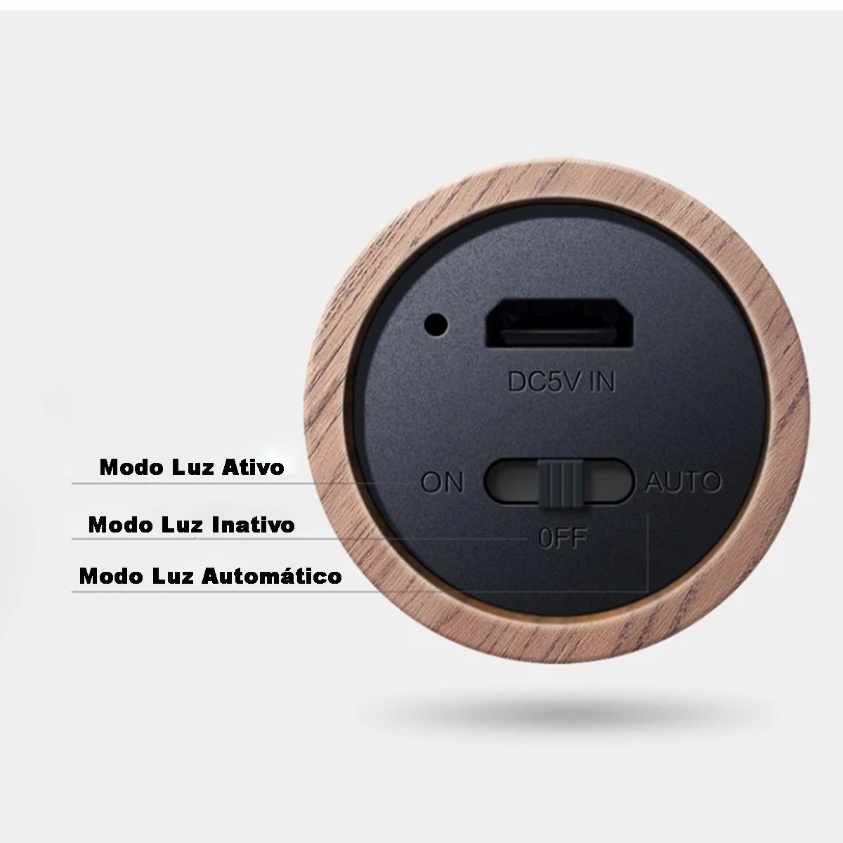 Luminaria Bastao Led Bateria Recarregavel Usb Inteligente Base Magnetica Luz Noturna Sensor Presença - 8