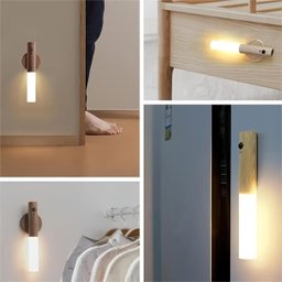 Luminaria Bastao Led Bateria Recarregavel Usb Inteligente Base Magnetica Luz Noturna Sensor Presença - 10